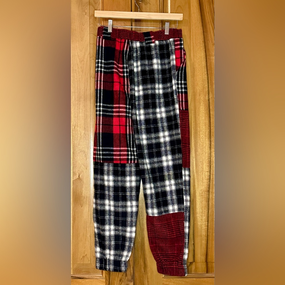 Red & Black Plaid Jogger Pants - Women's Track Pants - Picture 2 of 6